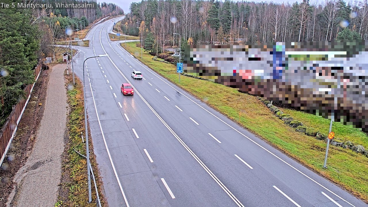 Weather Camera Image Road 5 Mäntyharju, Vihantasalm, Mäntyharju, Etelä-Savo