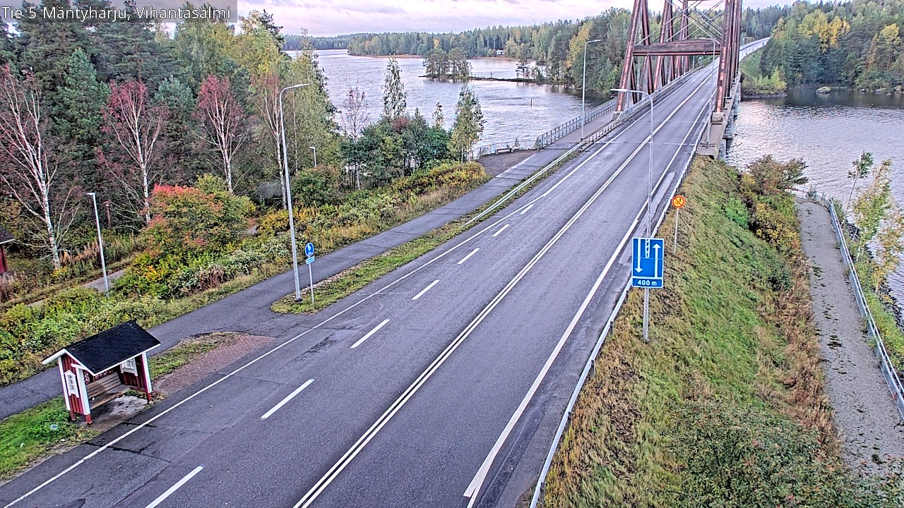 Weather Camera Image Road 5 Mäntyharju, Vihantasalm, Mäntyharju, Etelä-Savo