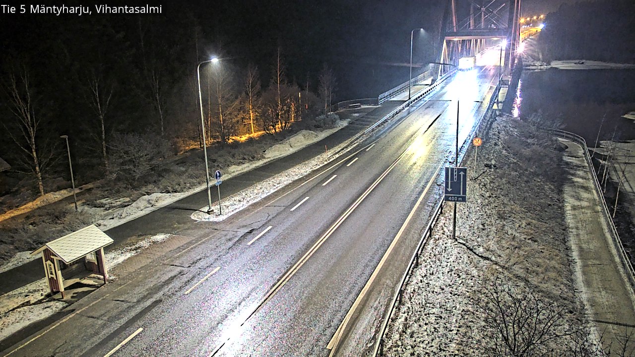 Weather Camera Image Road 5 Mäntyharju, Vihantasalm, Mäntyharju, Etelä-Savo