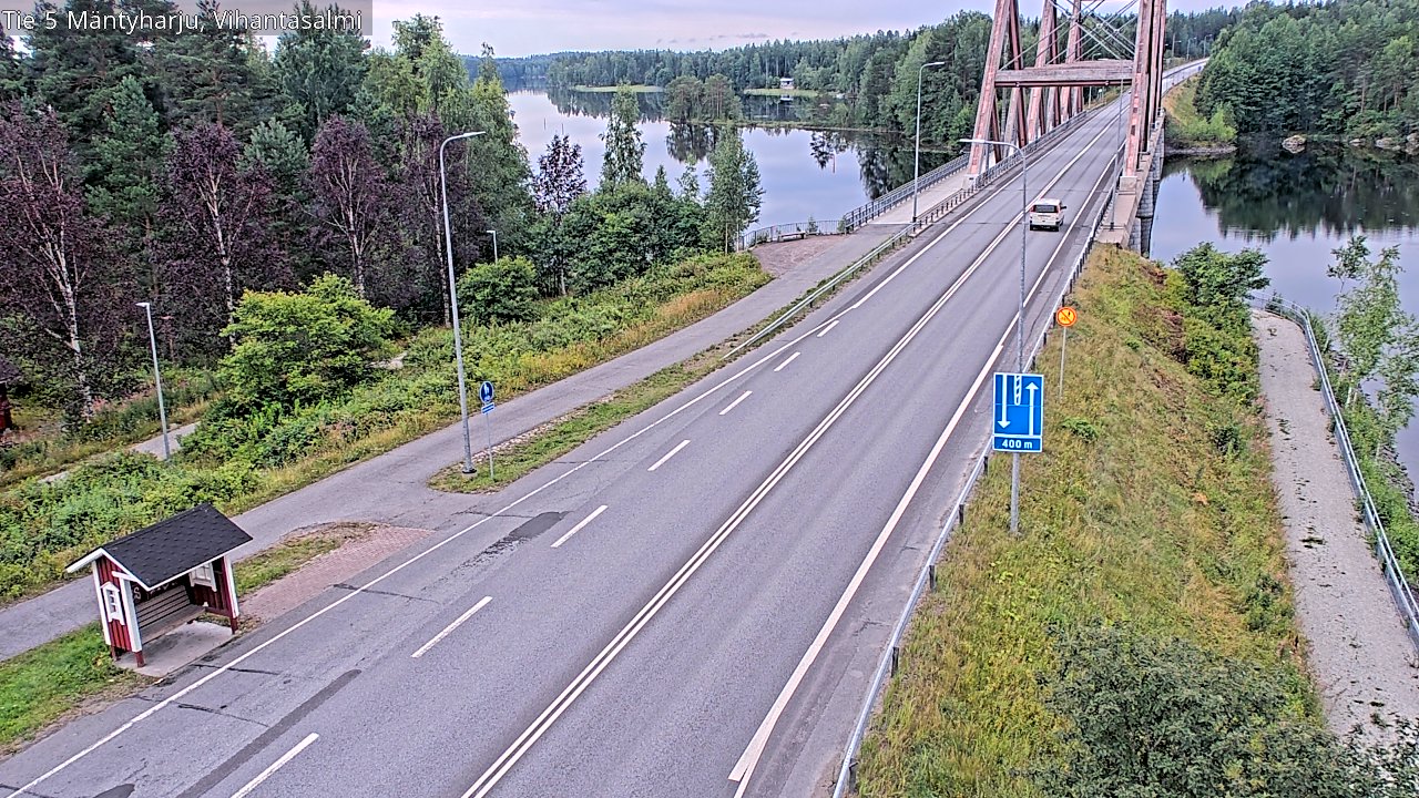 Weather Camera Image Road 5 Mäntyharju, Vihantasalm, Mäntyharju, Etelä-Savo