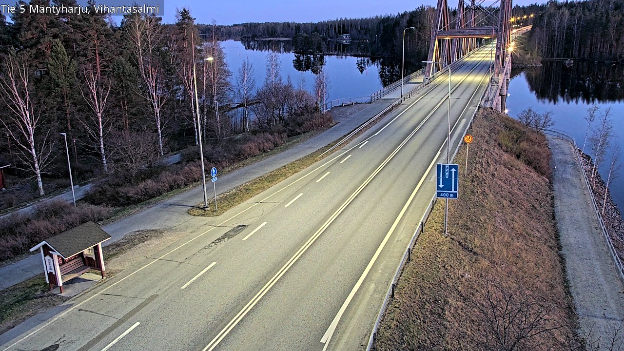 Weather Camera Image Road 5 Mäntyharju, Vihantasalm, Mäntyharju, Etelä-Savo
