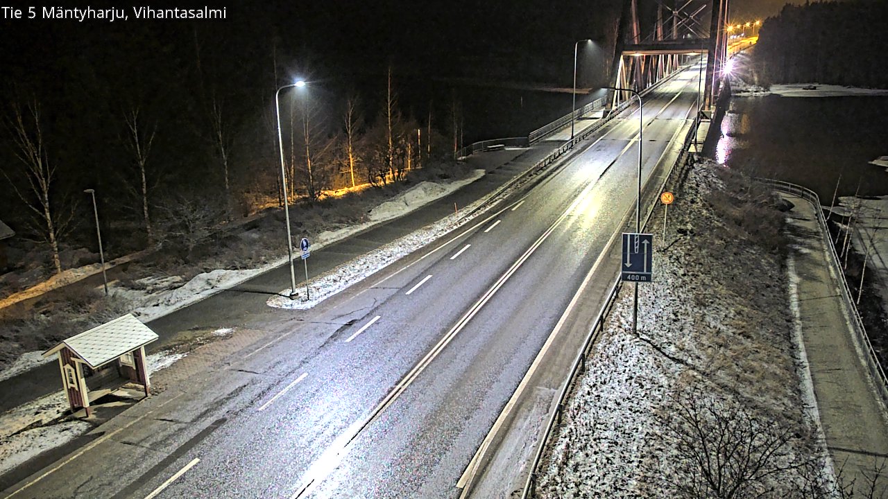 Weather Camera Image Road 5 Mäntyharju, Vihantasalm, Mäntyharju, Etelä-Savo