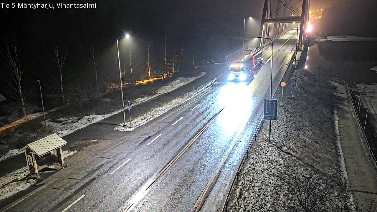 Weather Camera Image Road 5 Mäntyharju, Vihantasalm, Mäntyharju, Etelä-Savo