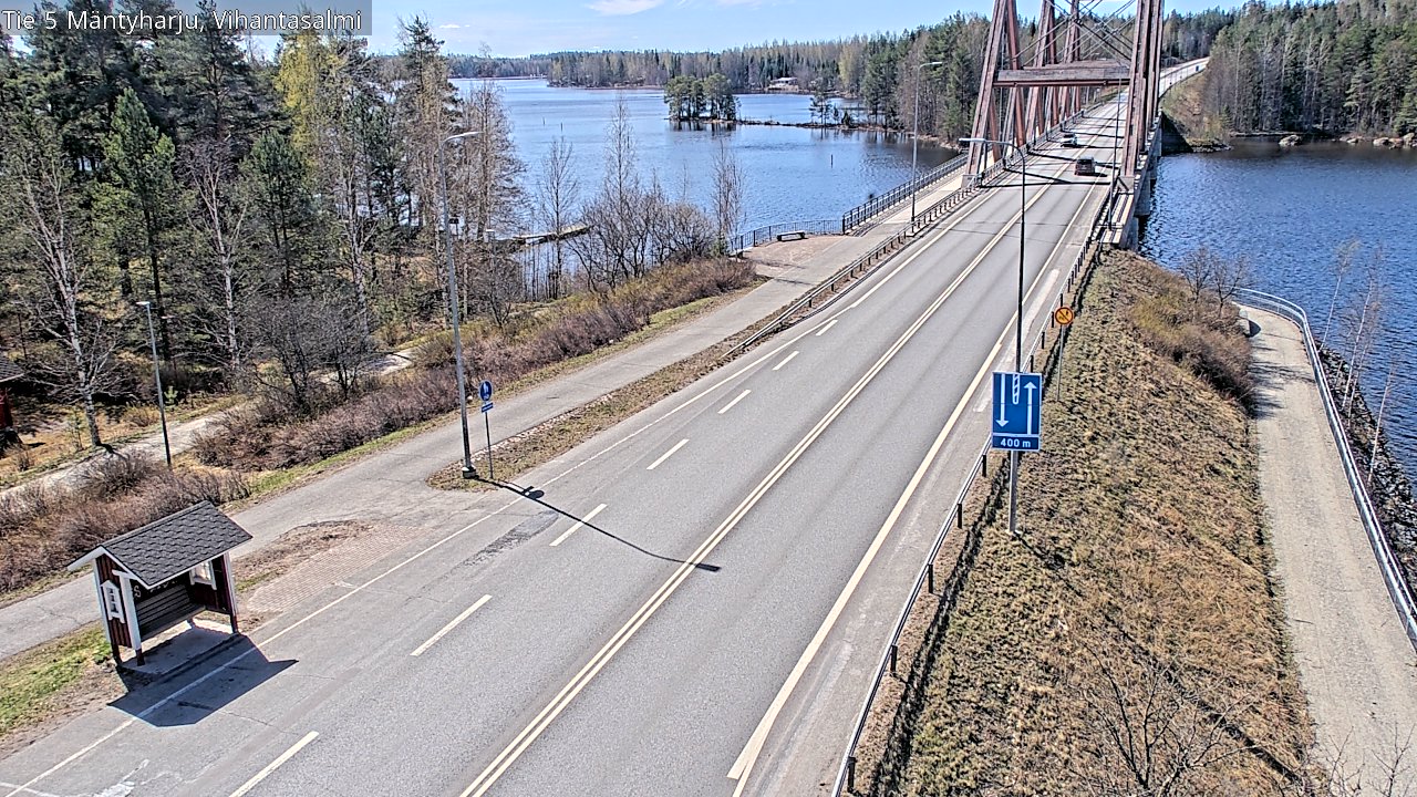Weather Camera Image Road 5 Mäntyharju, Vihantasalm, Mäntyharju, Etelä-Savo