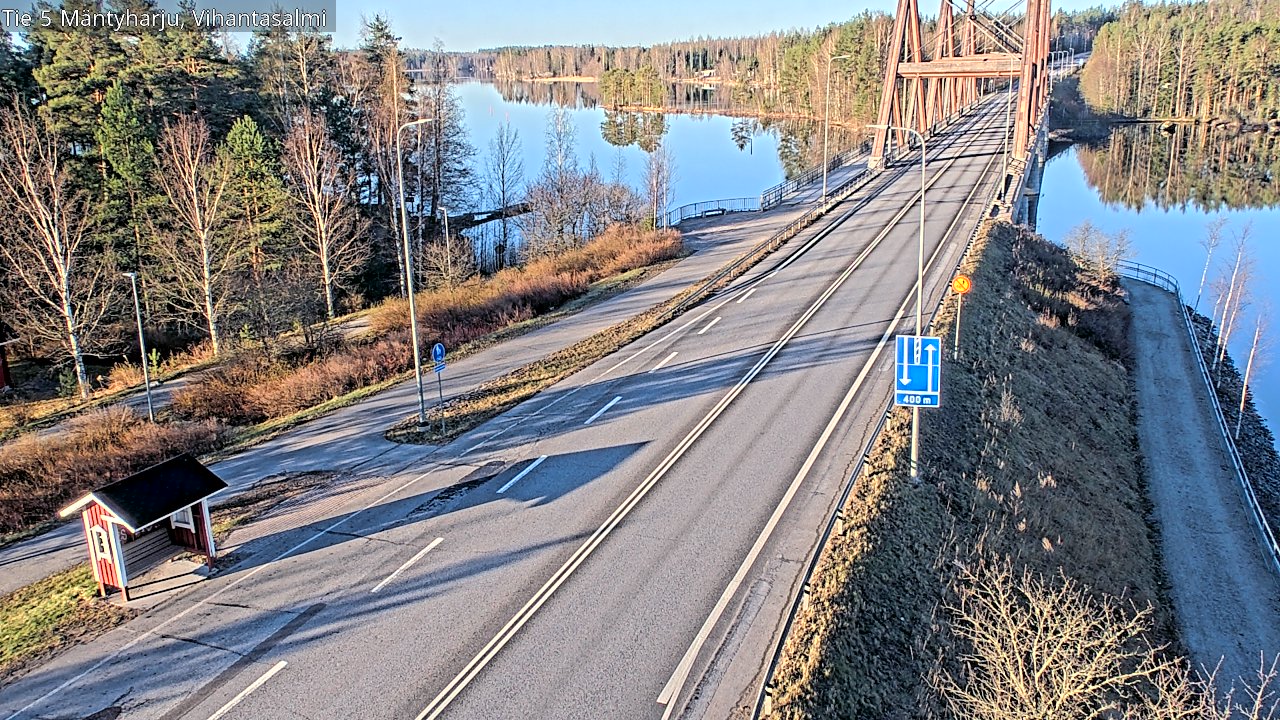 Weather Camera Image Road 5 Mäntyharju, Vihantasalm, Mäntyharju, Etelä-Savo