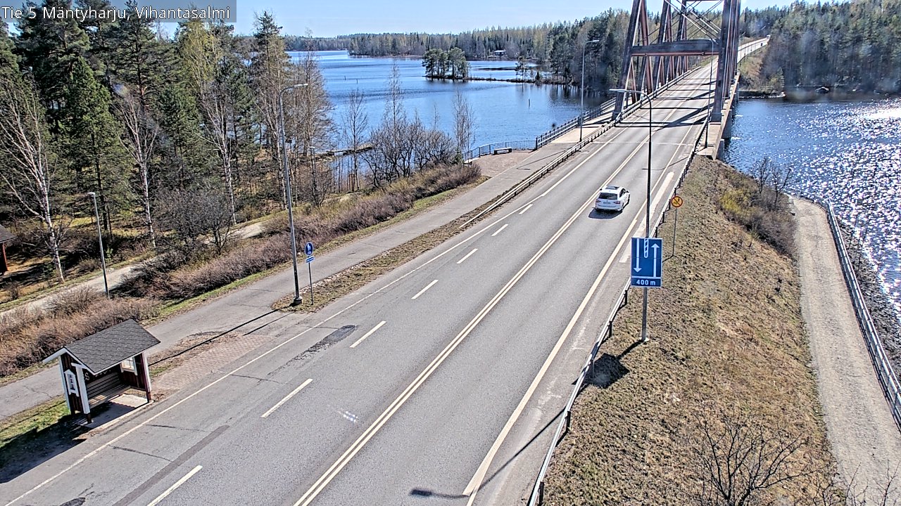 Weather Camera Image Road 5 Mäntyharju, Vihantasalm, Mäntyharju, Etelä-Savo