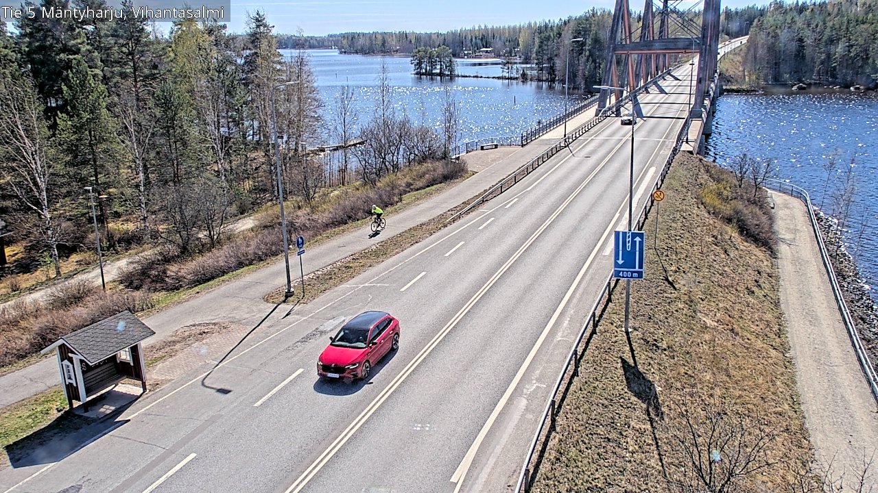 Weather Camera Image Road 5 Mäntyharju, Vihantasalm, Mäntyharju, Etelä-Savo