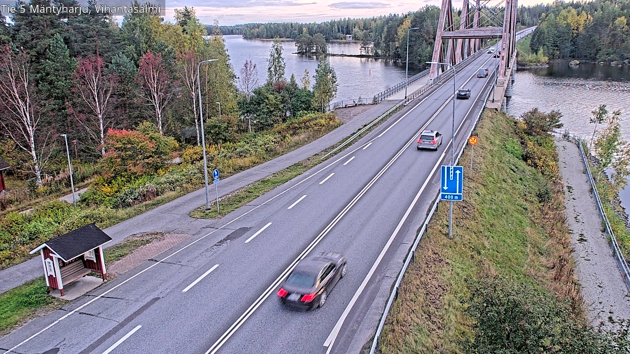 Weather Camera Image Road 5 Mäntyharju, Vihantasalm, Mäntyharju, Etelä-Savo