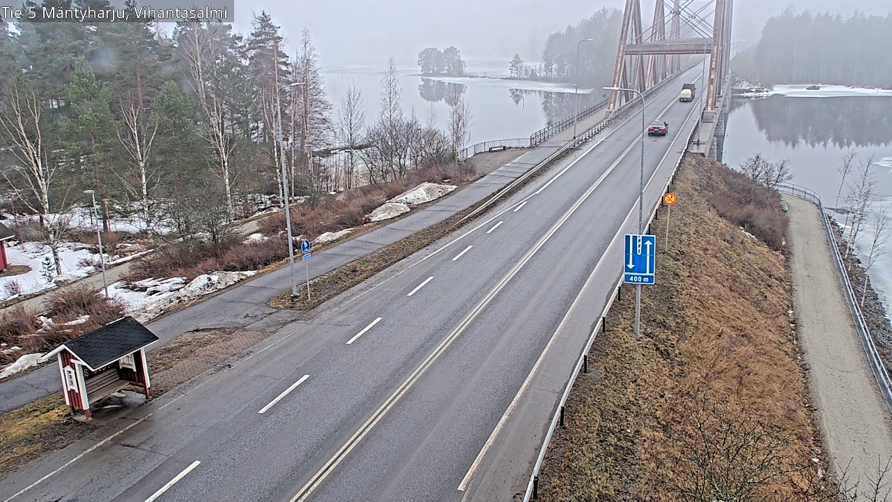 Weather Camera Image Road 5 Mäntyharju, Vihantasalm, Mäntyharju, Etelä-Savo