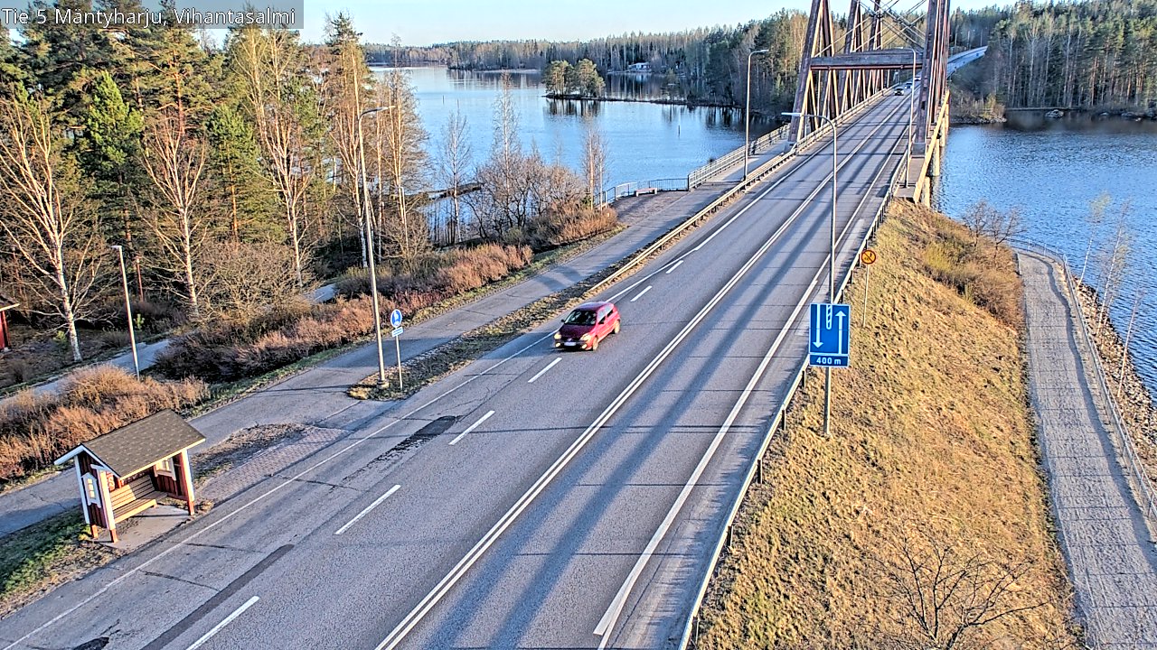 Weather Camera Image Road 5 Mäntyharju, Vihantasalm, Mäntyharju, Etelä-Savo