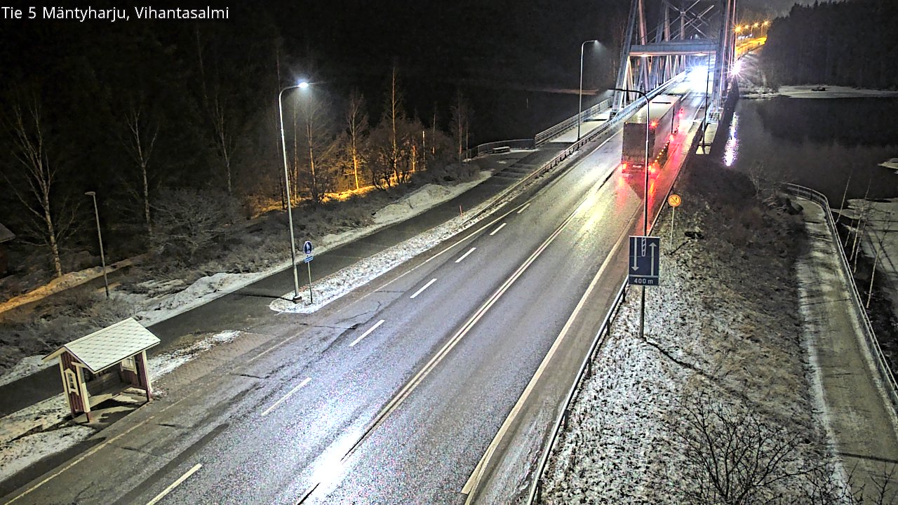 Weather Camera Image Road 5 Mäntyharju, Vihantasalm, Mäntyharju, Etelä-Savo