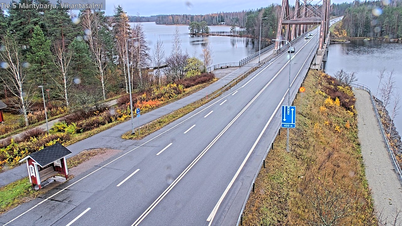 Weather Camera Image Road 5 Mäntyharju, Vihantasalm, Mäntyharju, Etelä-Savo