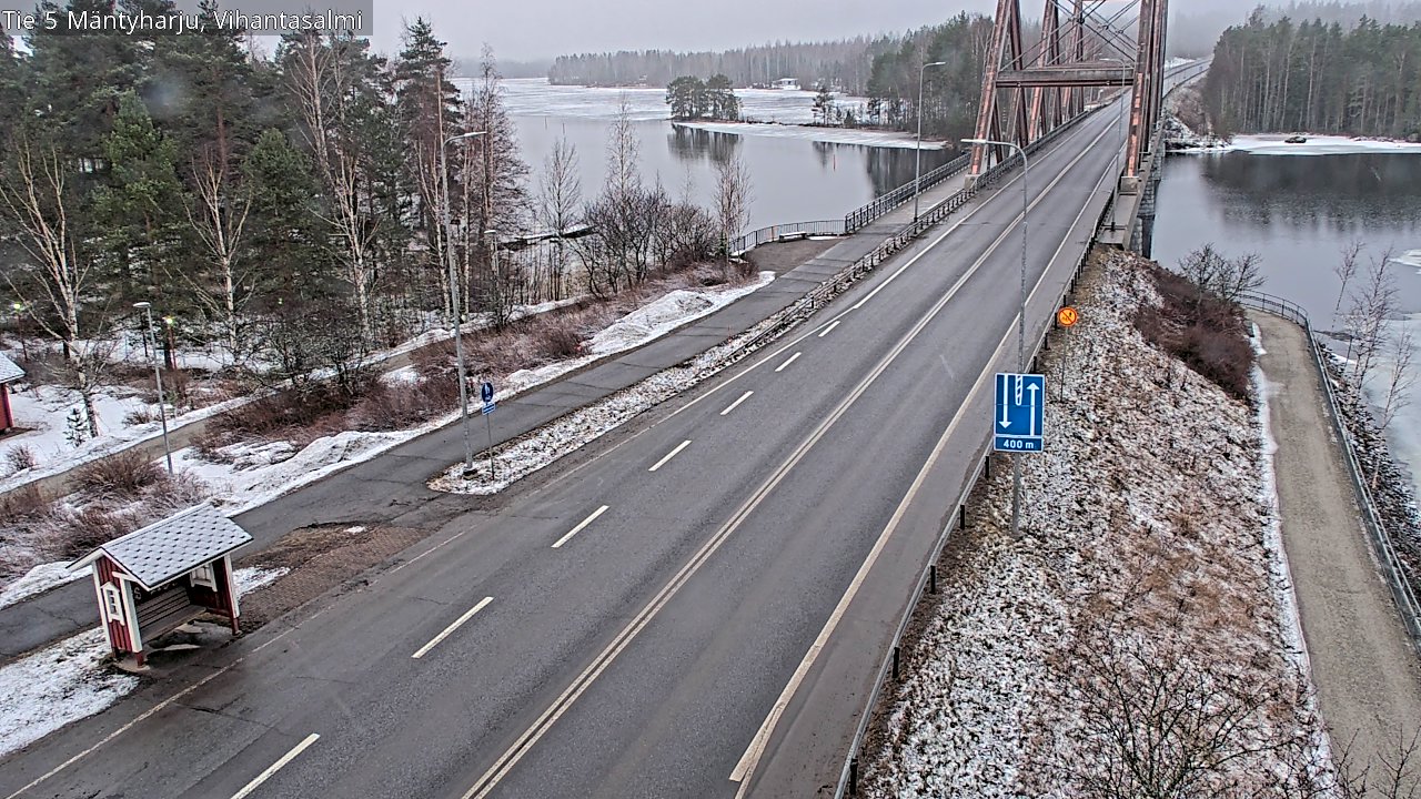 Weather Camera Image Road 5 Mäntyharju, Vihantasalm, Mäntyharju, Etelä-Savo