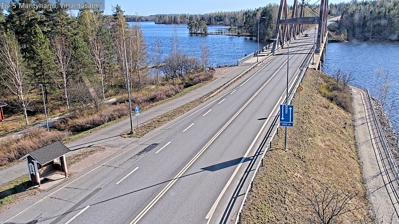 Weather Camera Image Road 5 Mäntyharju, Vihantasalm, Mäntyharju, Etelä-Savo