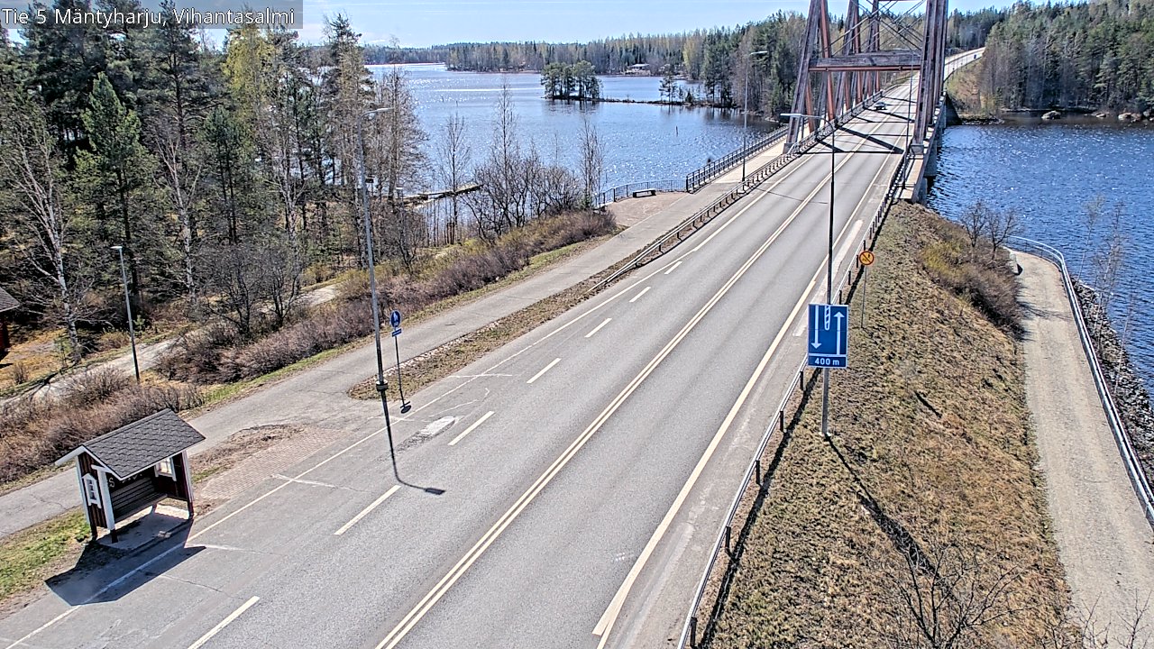 Weather Camera Image Road 5 Mäntyharju, Vihantasalm, Mäntyharju, Etelä-Savo