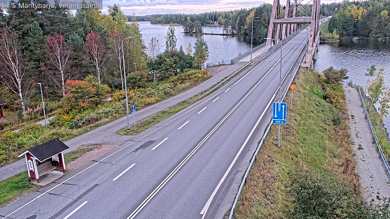 Weather Camera Image Road 5 Mäntyharju, Vihantasalm, Mäntyharju, Etelä-Savo