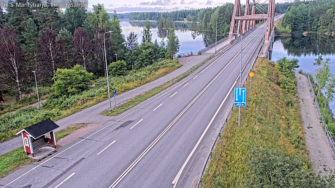 Weather Camera Image Road 5 Mäntyharju, Vihantasalm, Mäntyharju, Etelä-Savo