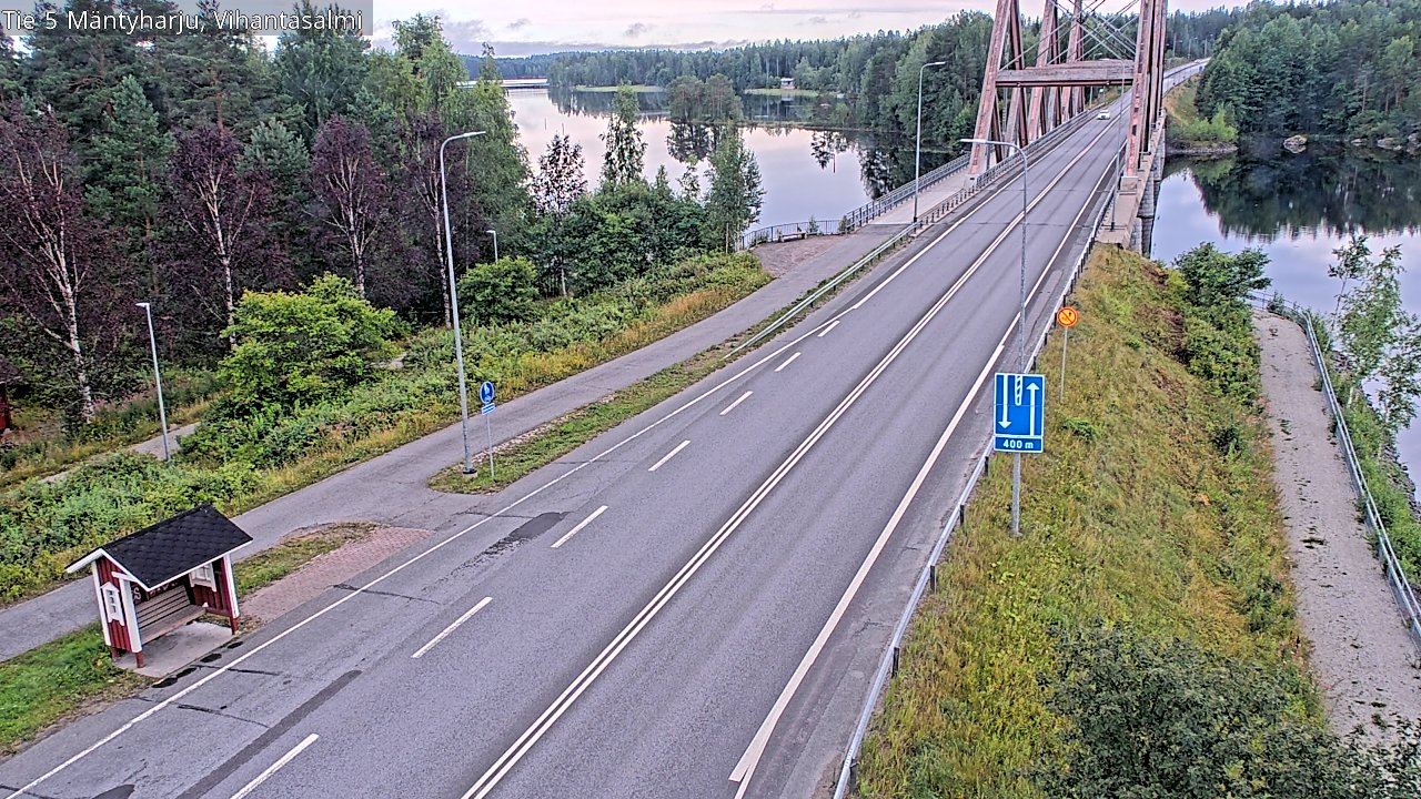 Weather Camera Image Road 5 Mäntyharju, Vihantasalm, Mäntyharju, Etelä-Savo