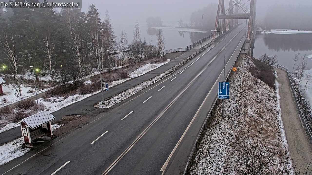Weather Camera Image Road 5 Mäntyharju, Vihantasalm, Mäntyharju, Etelä-Savo