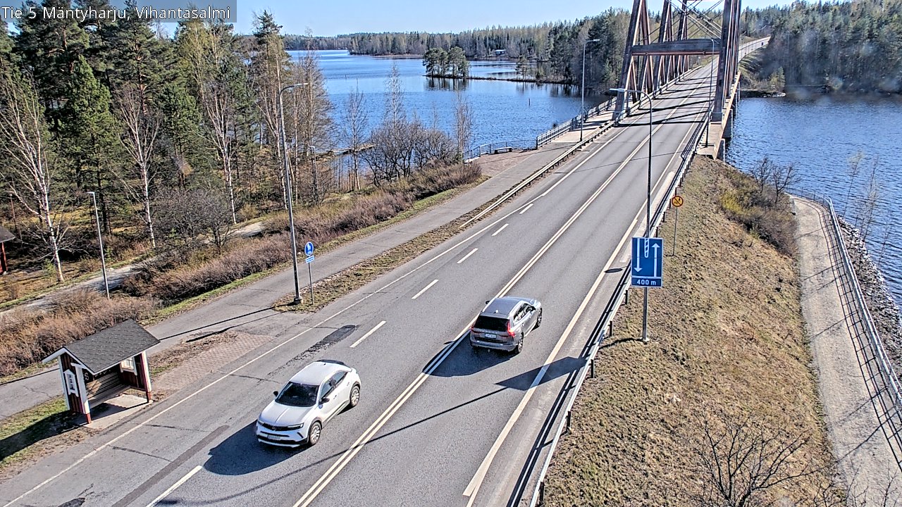 Weather Camera Image Road 5 Mäntyharju, Vihantasalm, Mäntyharju, Etelä-Savo
