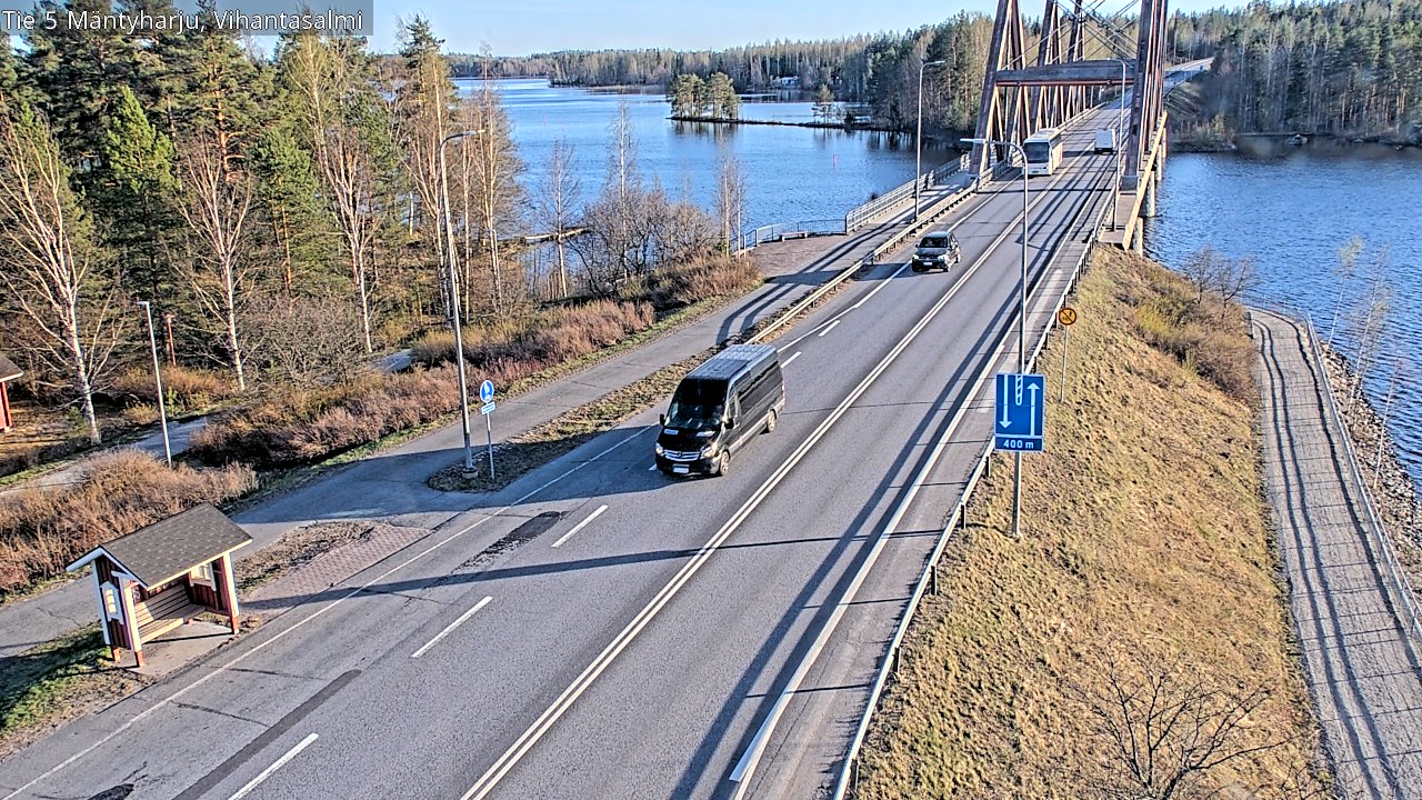 Weather Camera Image Road 5 Mäntyharju, Vihantasalm, Mäntyharju, Etelä-Savo