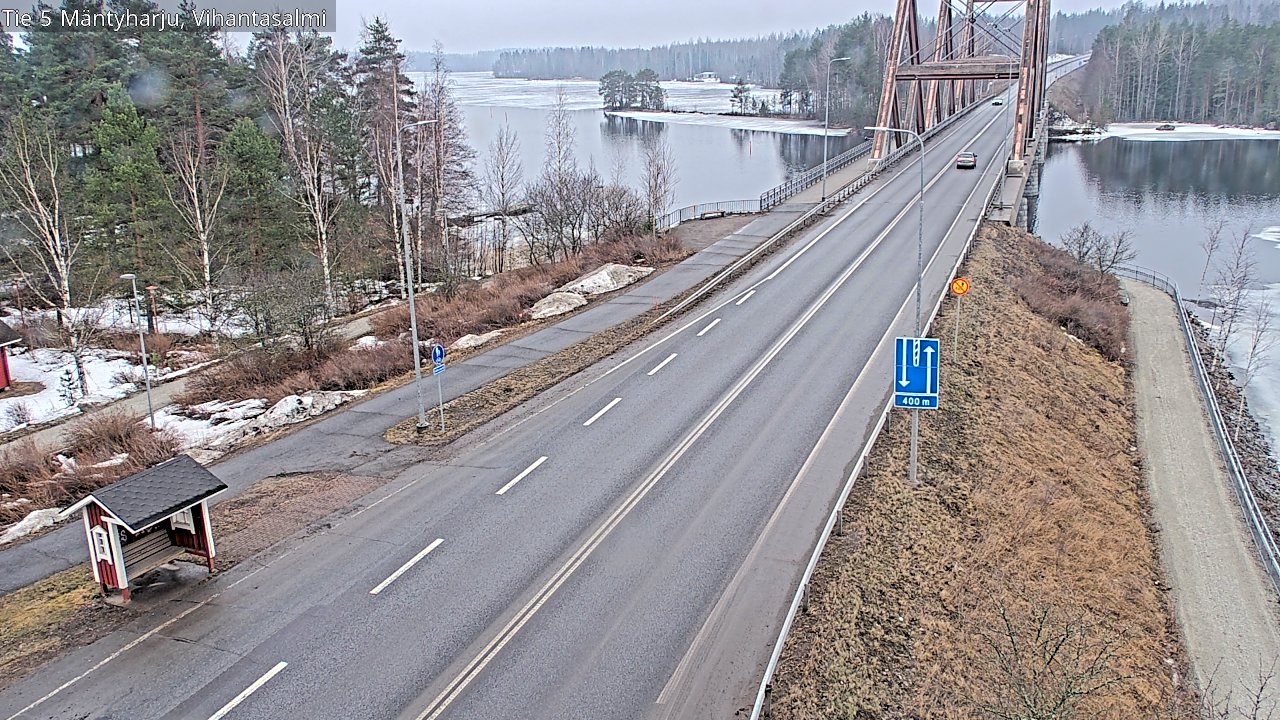 Weather Camera Image Road 5 Mäntyharju, Vihantasalm, Mäntyharju, Etelä-Savo