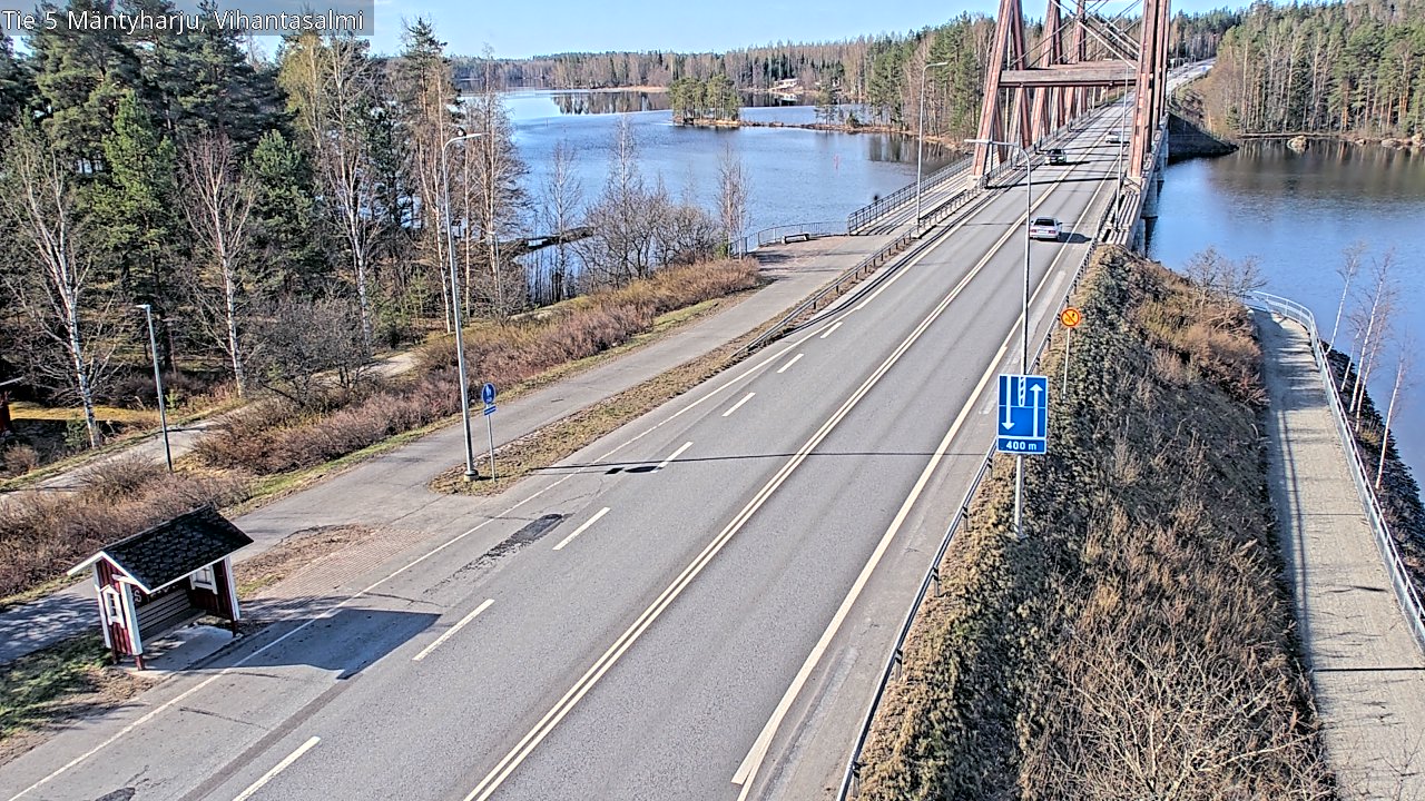 Weather Camera Image Road 5 Mäntyharju, Vihantasalm, Mäntyharju, Etelä-Savo