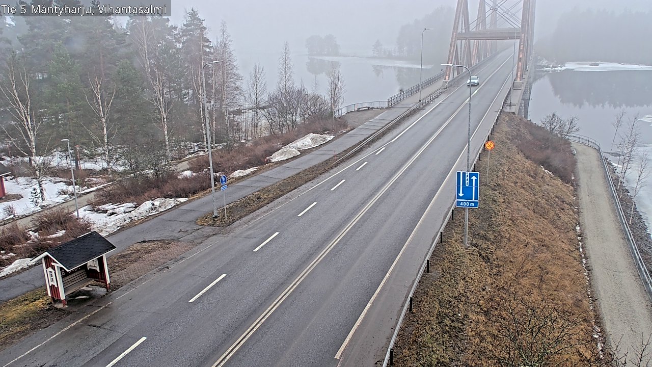 Weather Camera Image Road 5 Mäntyharju, Vihantasalm, Mäntyharju, Etelä-Savo