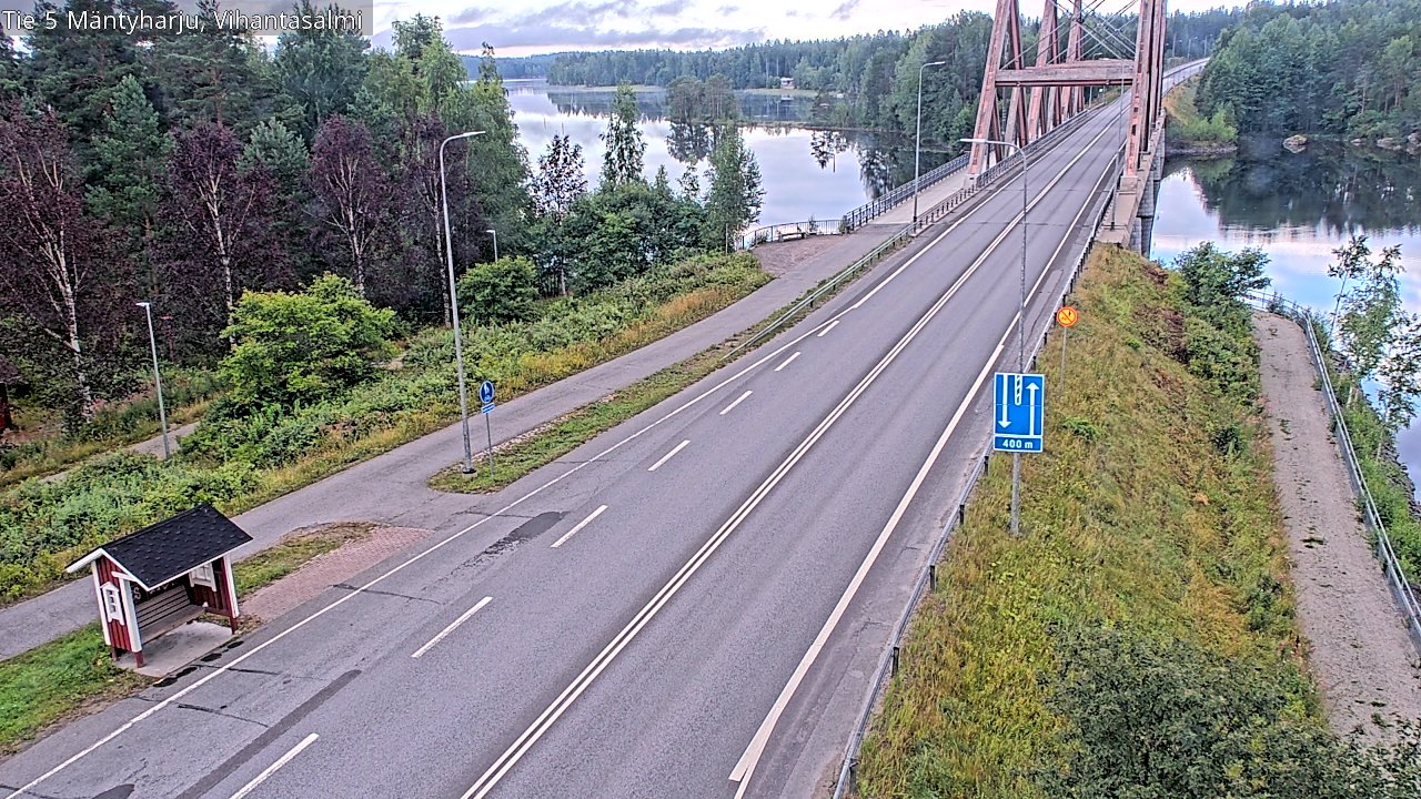 Weather Camera Image Road 5 Mäntyharju, Vihantasalm, Mäntyharju, Etelä-Savo