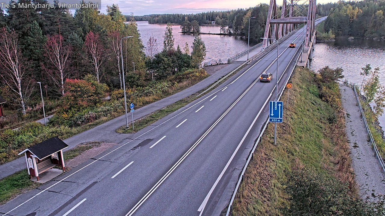 Weather Camera Image Road 5 Mäntyharju, Vihantasalm, Mäntyharju, Etelä-Savo