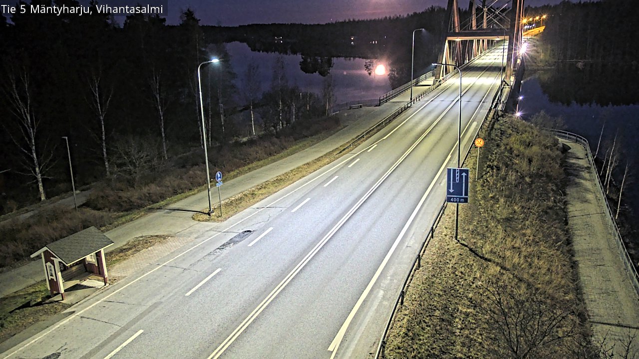 Weather Camera Image Road 5 Mäntyharju, Vihantasalm, Mäntyharju, Etelä-Savo