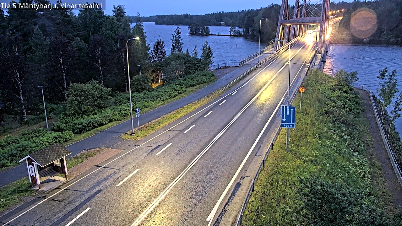 Kelikamerat Kuva Tie 5 Mäntyharju, Vihantasalmi, Mäntyharju, Etelä-Savo