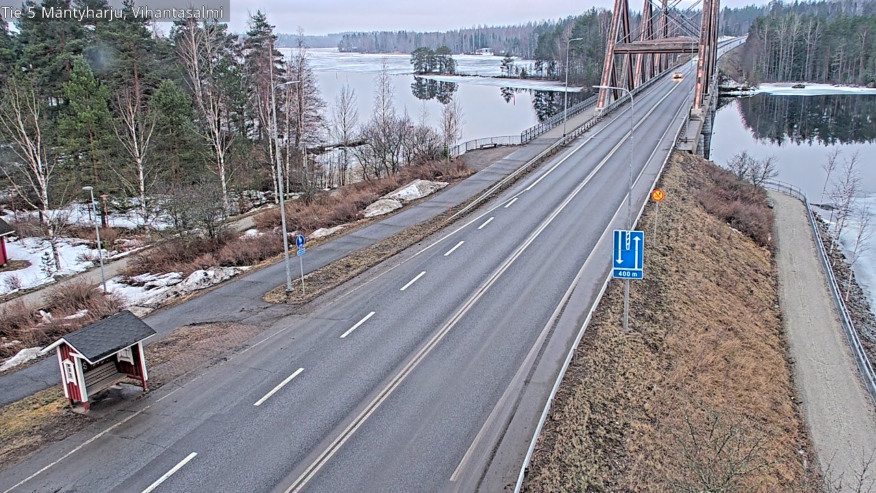 Weather Camera Image Road 5 Mäntyharju, Vihantasalm, Mäntyharju, Etelä-Savo