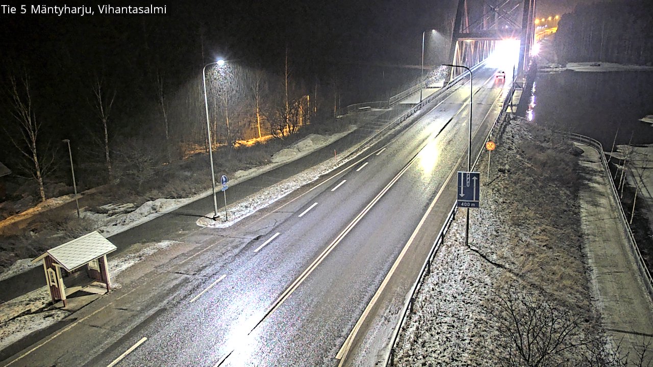 Weather Camera Image Road 5 Mäntyharju, Vihantasalm, Mäntyharju, Etelä-Savo