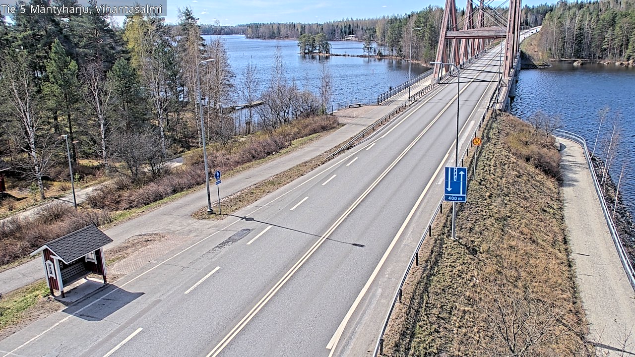 Weather Camera Image Road 5 Mäntyharju, Vihantasalm, Mäntyharju, Etelä-Savo
