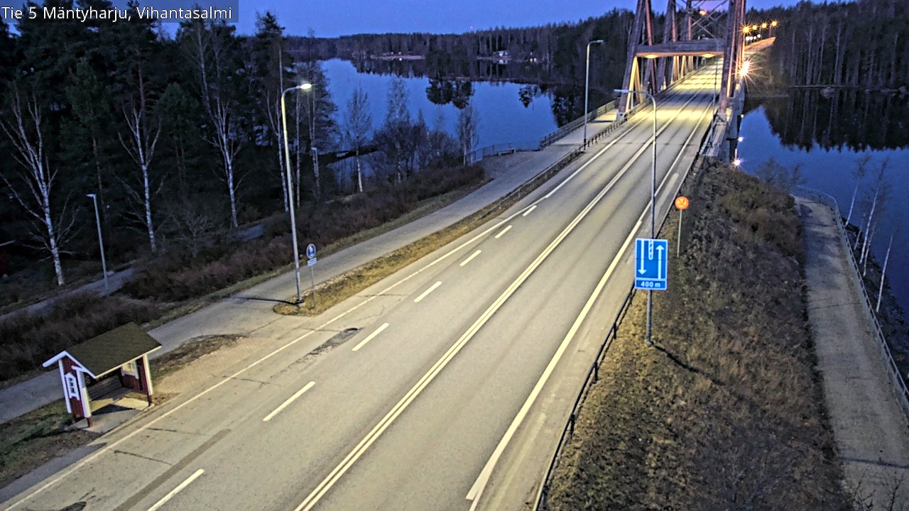 Weather Camera Image Road 5 Mäntyharju, Vihantasalm, Mäntyharju, Etelä-Savo