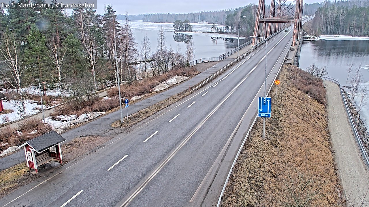Weather Camera Image Road 5 Mäntyharju, Vihantasalm, Mäntyharju, Etelä-Savo