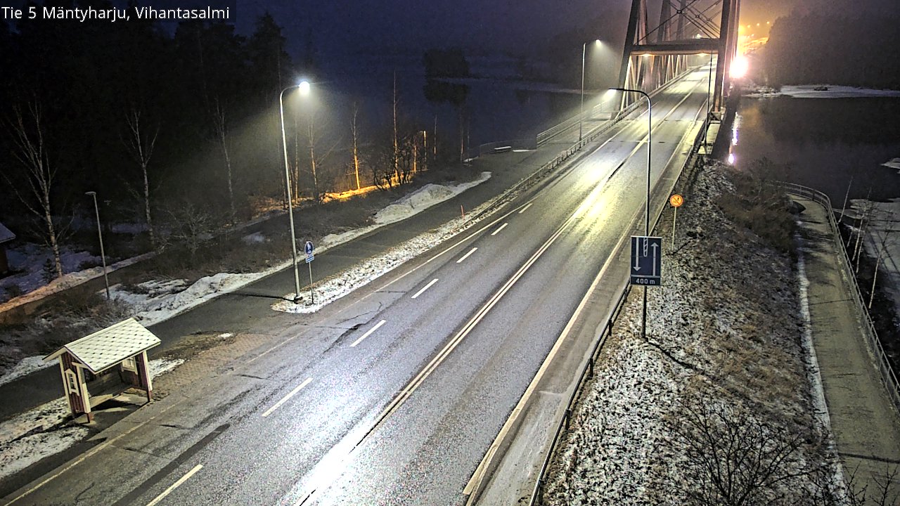 Weather Camera Image Road 5 Mäntyharju, Vihantasalm, Mäntyharju, Etelä-Savo