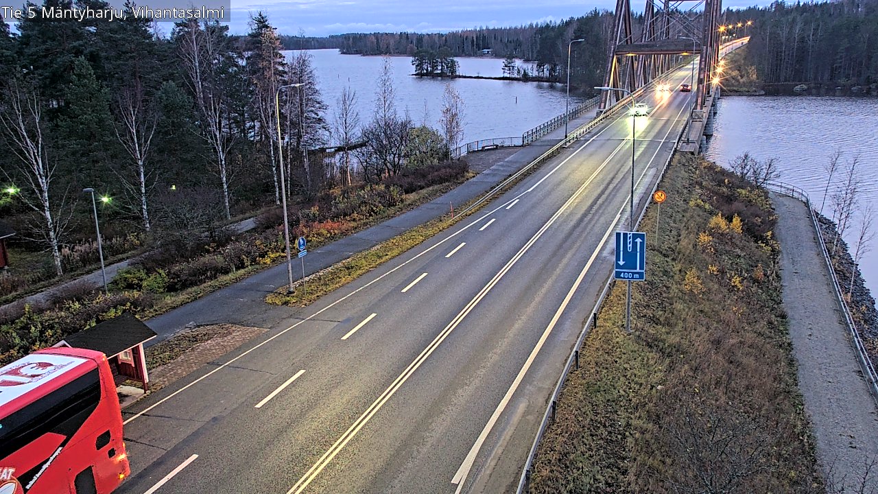 Kelikamerat Kuva Tie 5 Mäntyharju, Vihantasalmi, Mäntyharju, Etelä-Savo