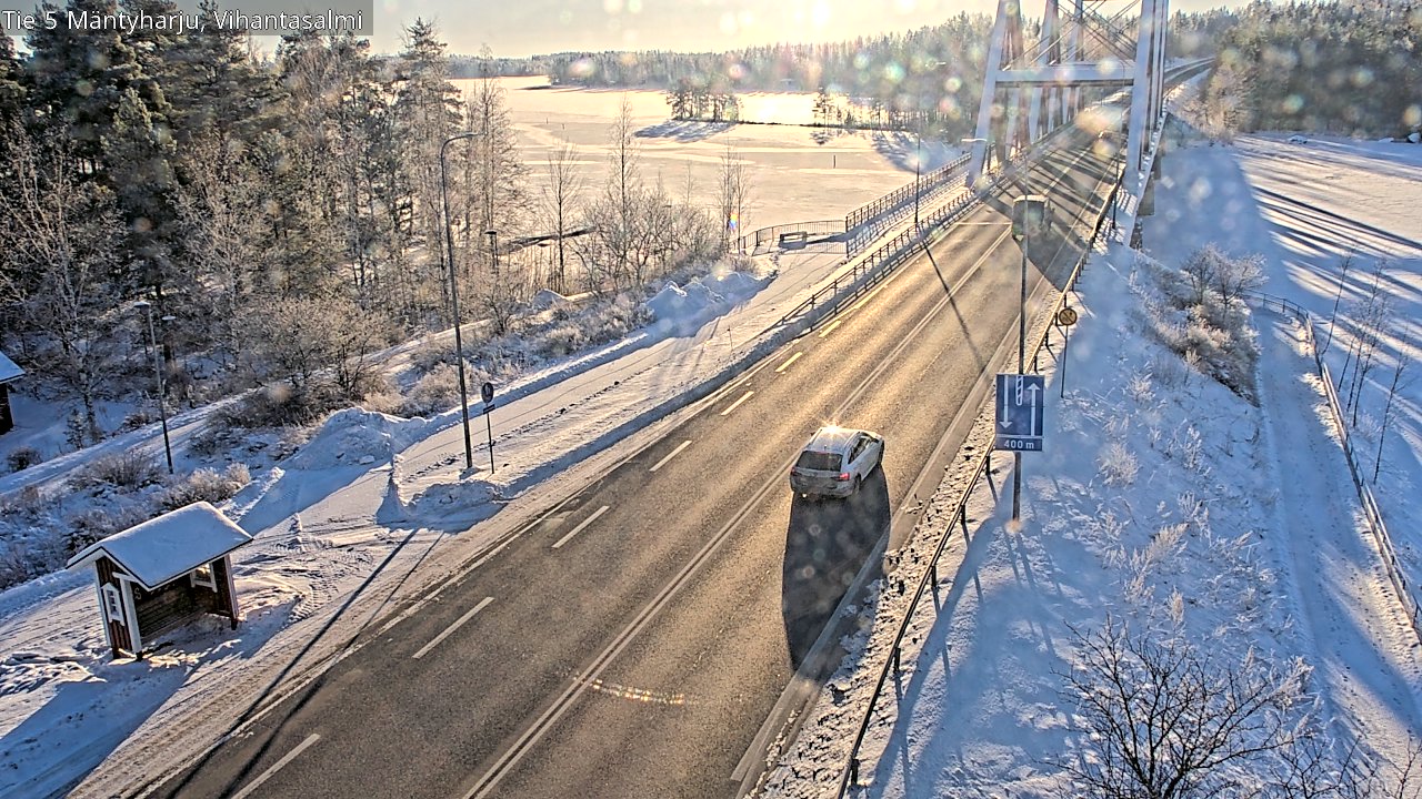 Weather Camera Image Road 5 Mäntyharju, Vihantasalm, Mäntyharju, Etelä-Savo