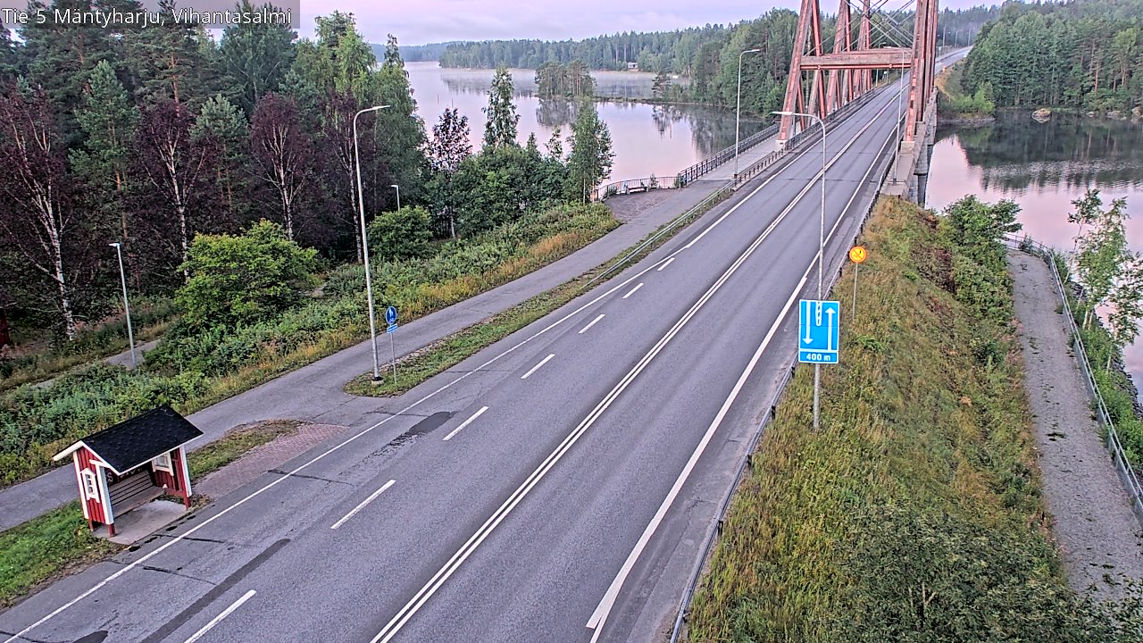 Weather Camera Image Road 5 Mäntyharju, Vihantasalm, Mäntyharju, Etelä-Savo