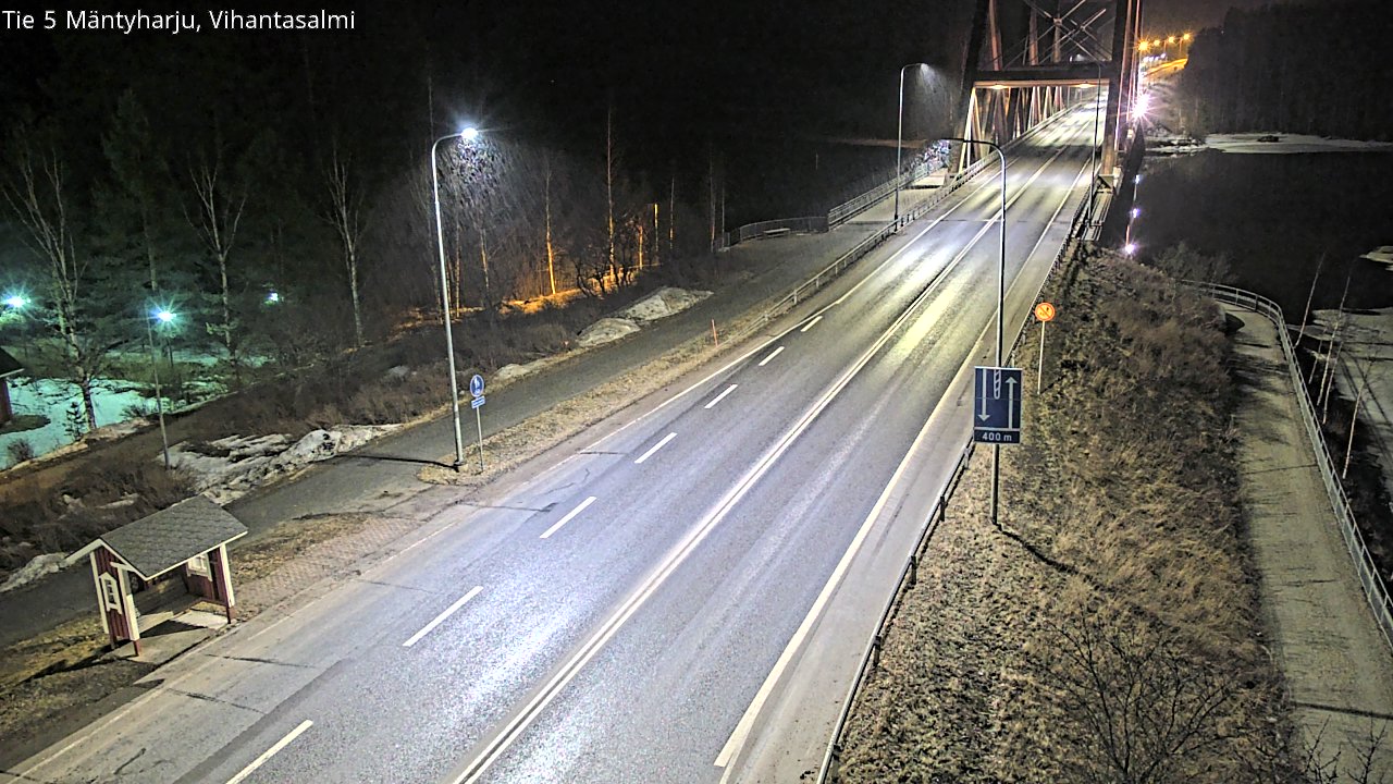 Weather Camera Image Road 5 Mäntyharju, Vihantasalm, Mäntyharju, Etelä-Savo