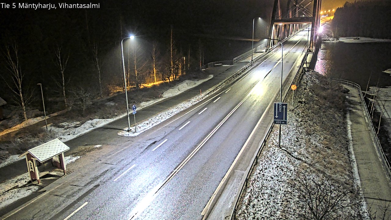 Weather Camera Image Road 5 Mäntyharju, Vihantasalm, Mäntyharju, Etelä-Savo
