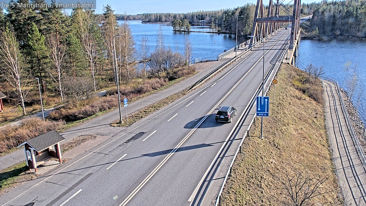 Weather Camera Image Road 5 Mäntyharju, Vihantasalm, Mäntyharju, Etelä-Savo