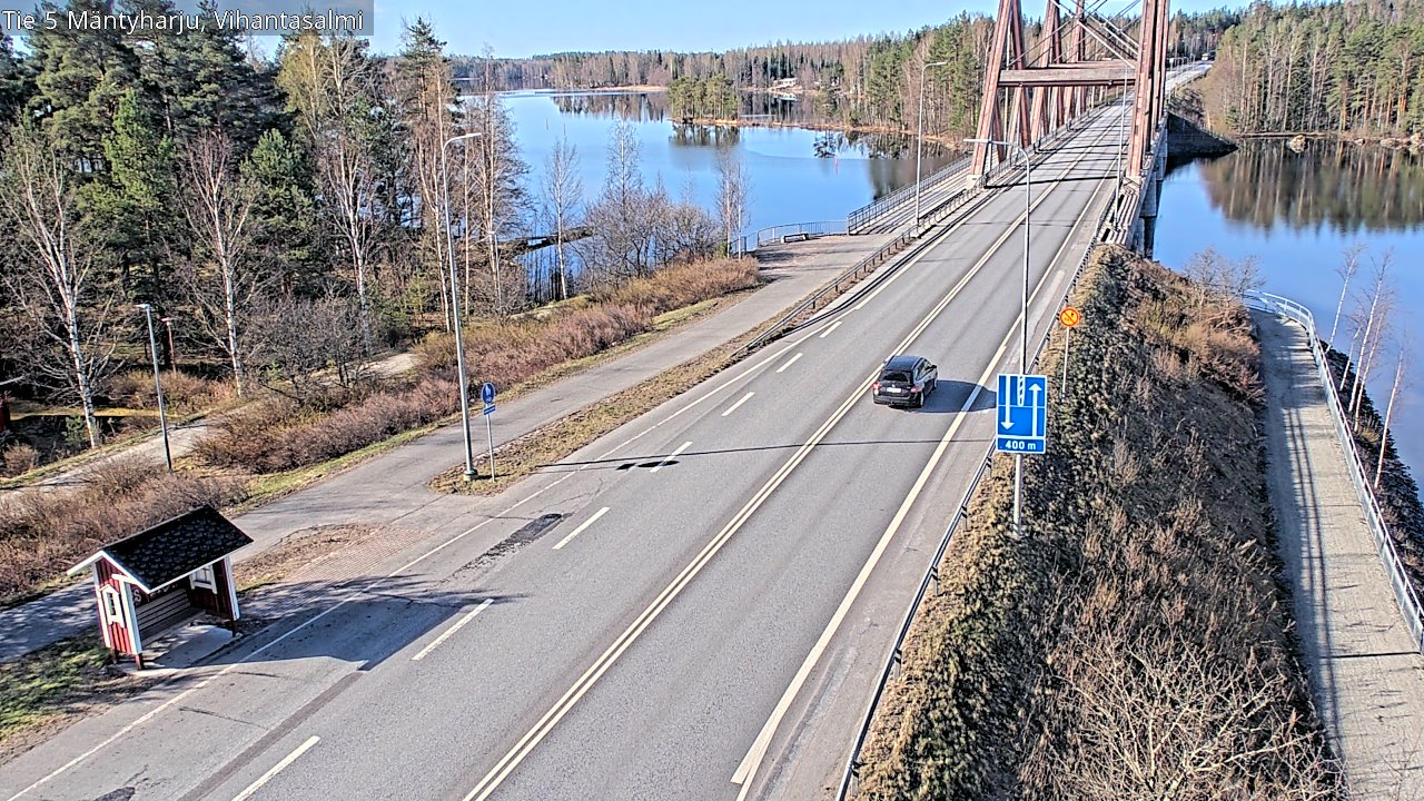 Weather Camera Image Road 5 Mäntyharju, Vihantasalm, Mäntyharju, Etelä-Savo