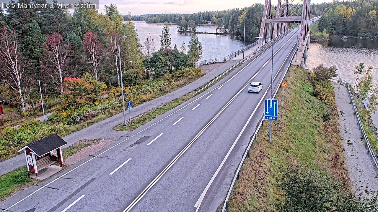 Weather Camera Image Road 5 Mäntyharju, Vihantasalm, Mäntyharju, Etelä-Savo