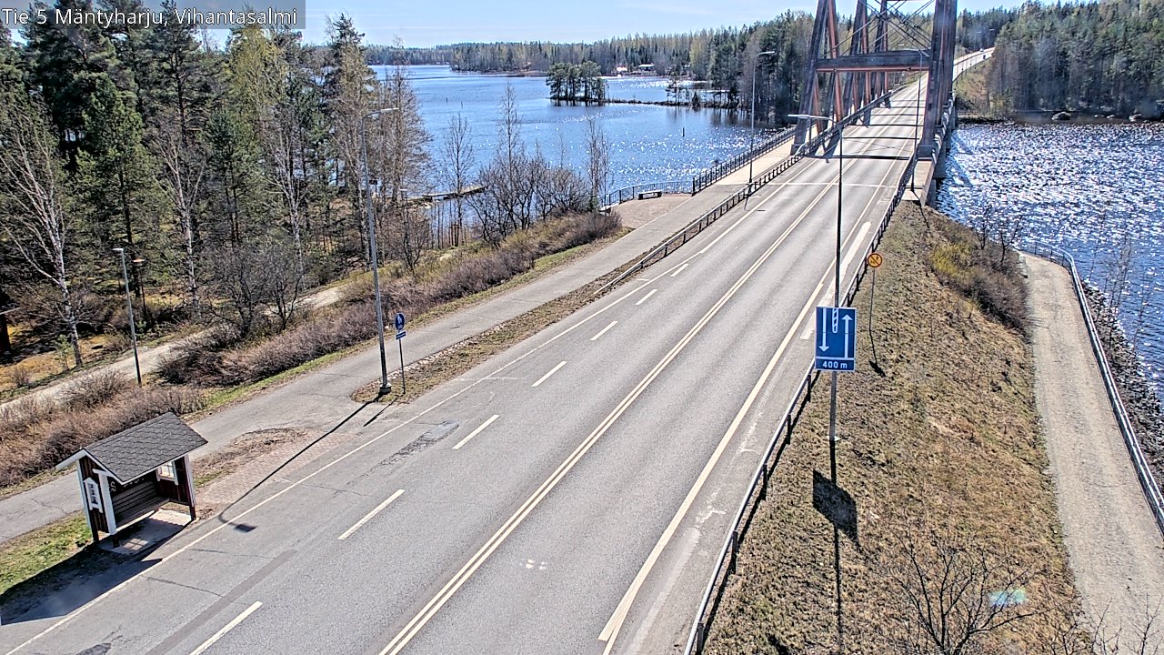 Weather Camera Image Road 5 Mäntyharju, Vihantasalm, Mäntyharju, Etelä-Savo