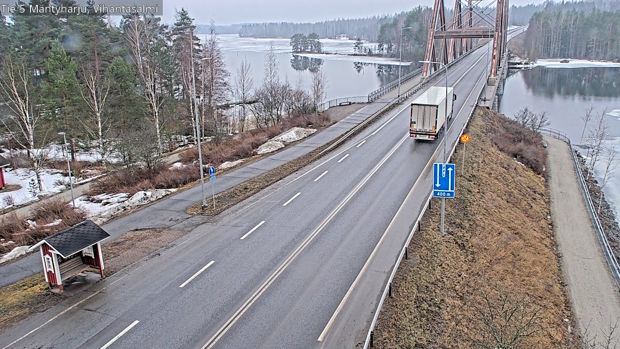 Weather Camera Image Road 5 Mäntyharju, Vihantasalm, Mäntyharju, Etelä-Savo