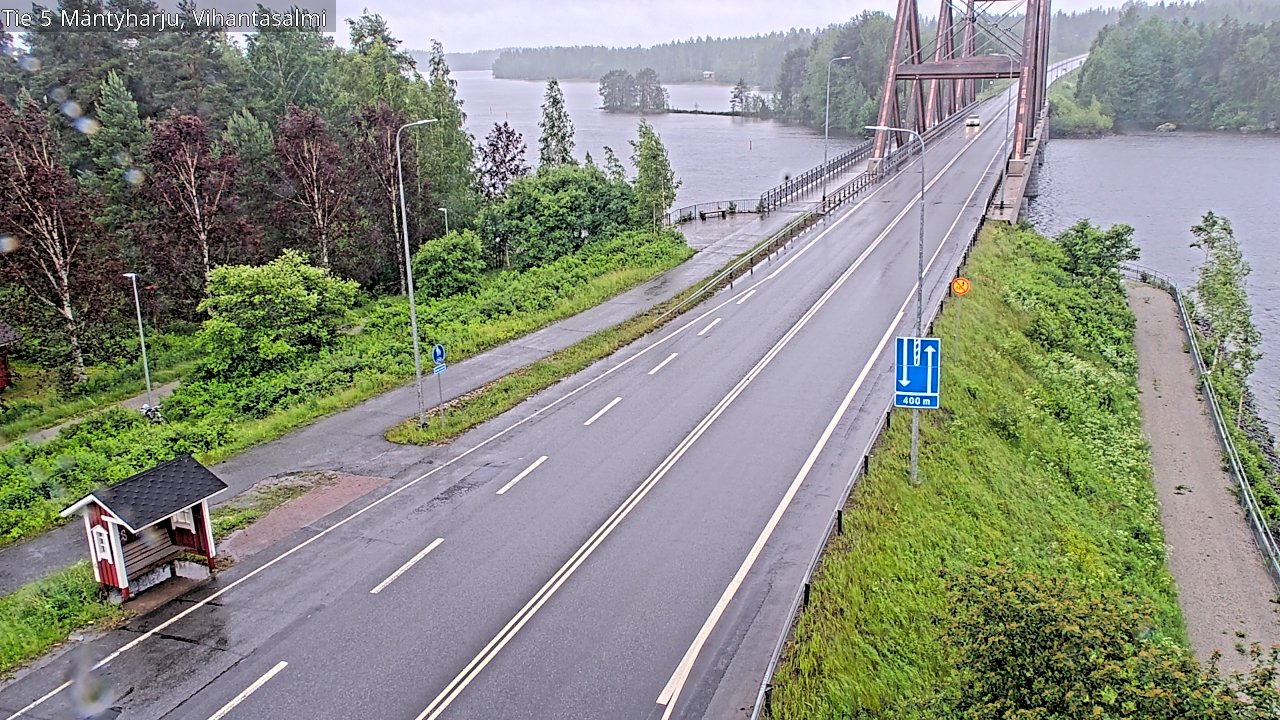 Weather Camera Image Road 5 Mäntyharju, Vihantasalm, Mäntyharju, Etelä-Savo