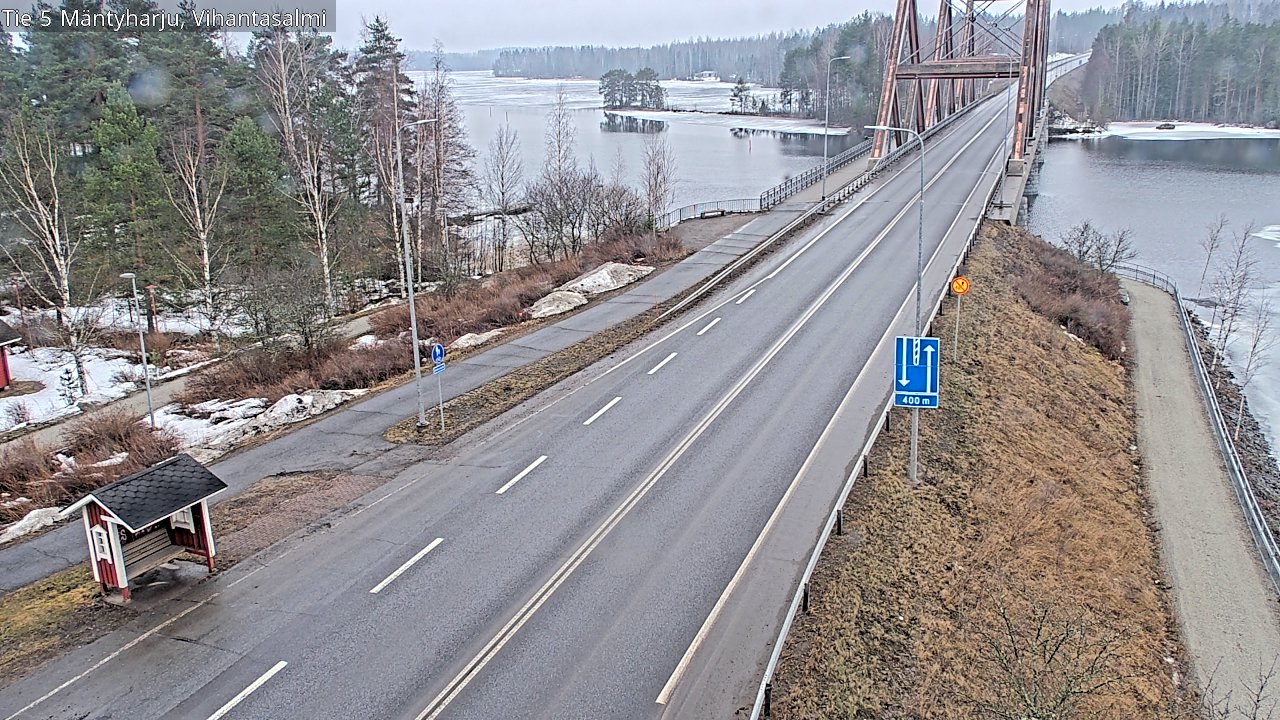 Weather Camera Image Road 5 Mäntyharju, Vihantasalm, Mäntyharju, Etelä-Savo